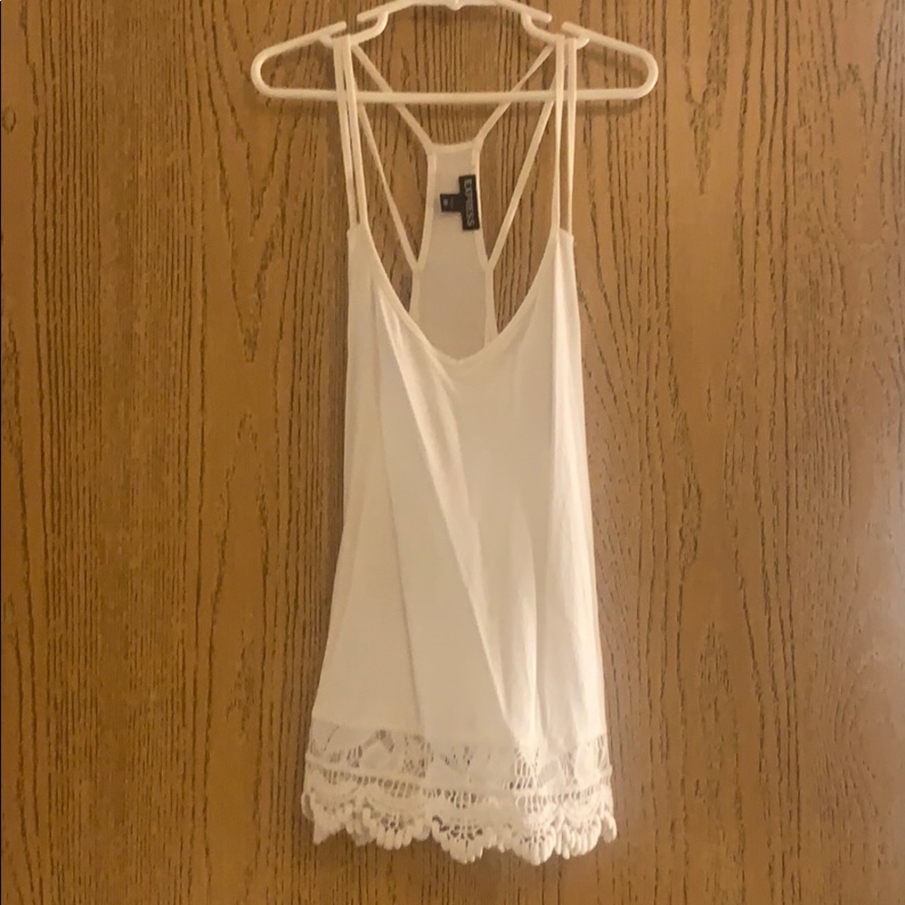 lacey tank top
